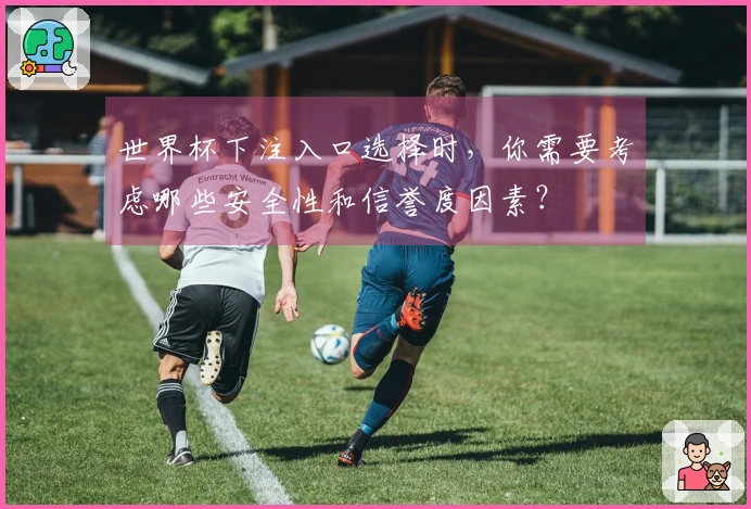 世界杯下注入口选择时，你需要考虑哪些安全性和信誉度因素？